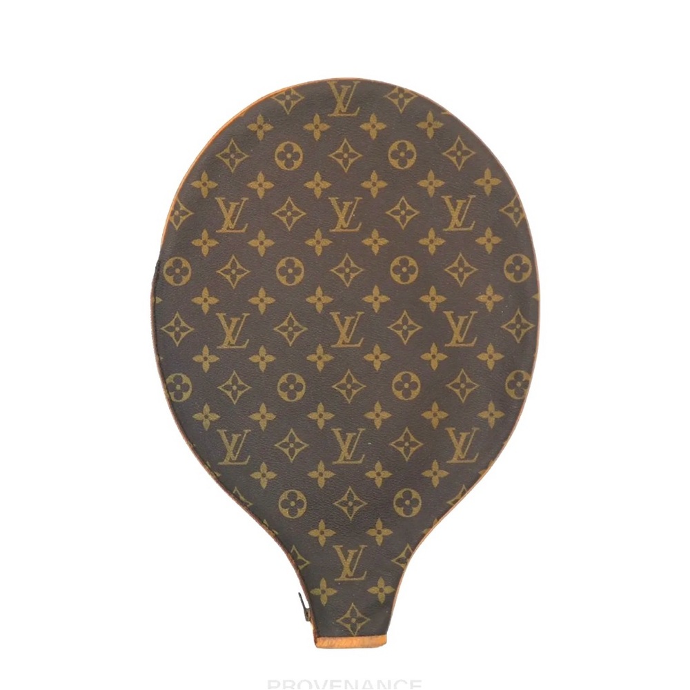 Louis Vuitton Monogram Racket Cover in Brown and Tan
